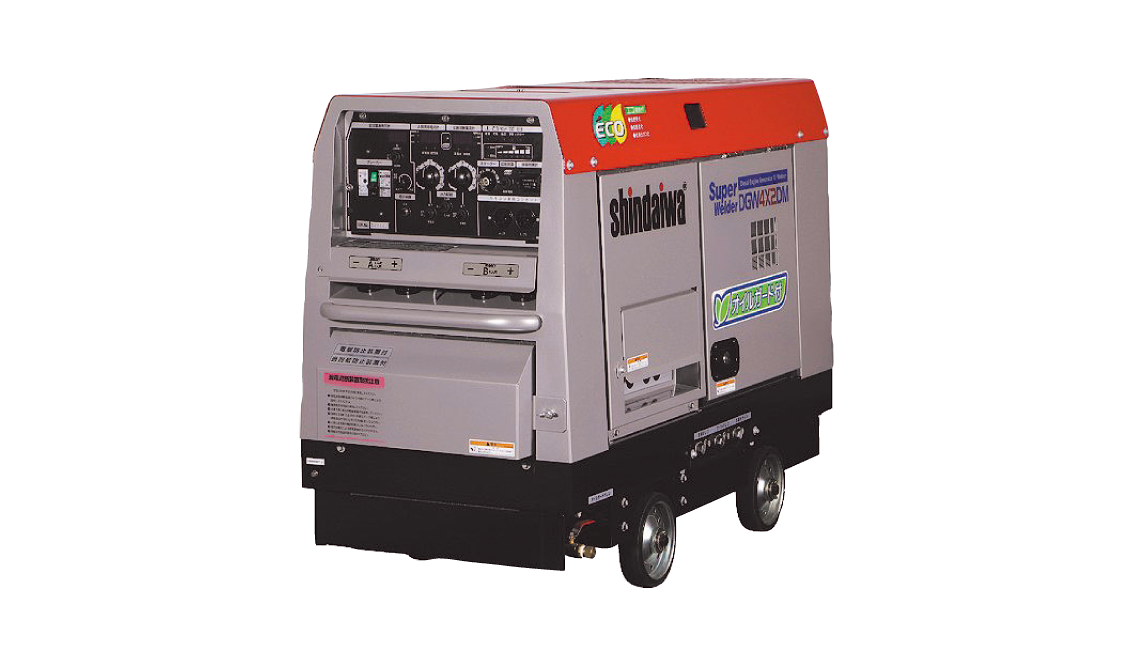 小型ディーゼル溶接機　溶接棒１人用2.0mm～6.0mm　溶接棒２人用2.0mm～4.0mm