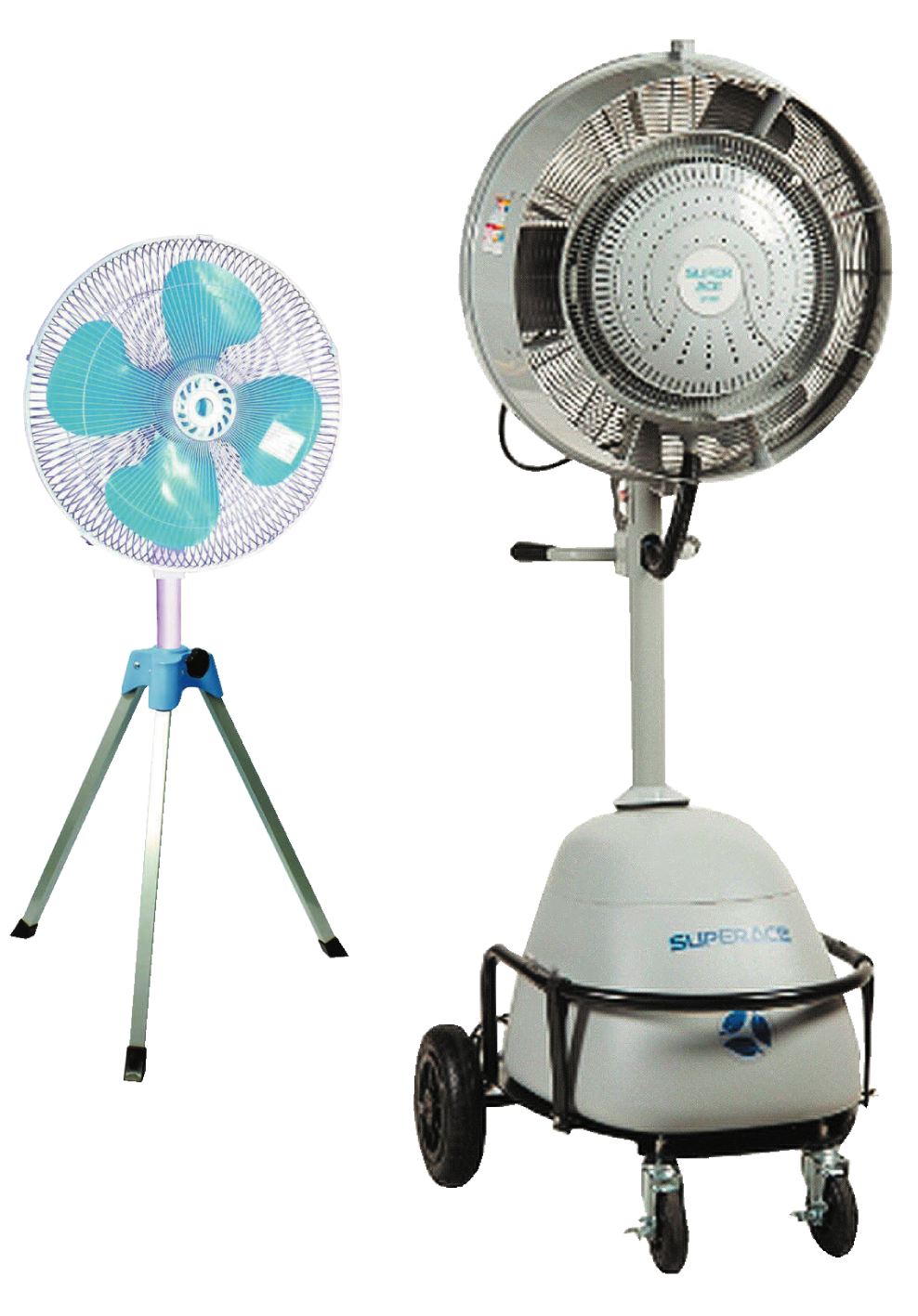 工場扇、ミストファン